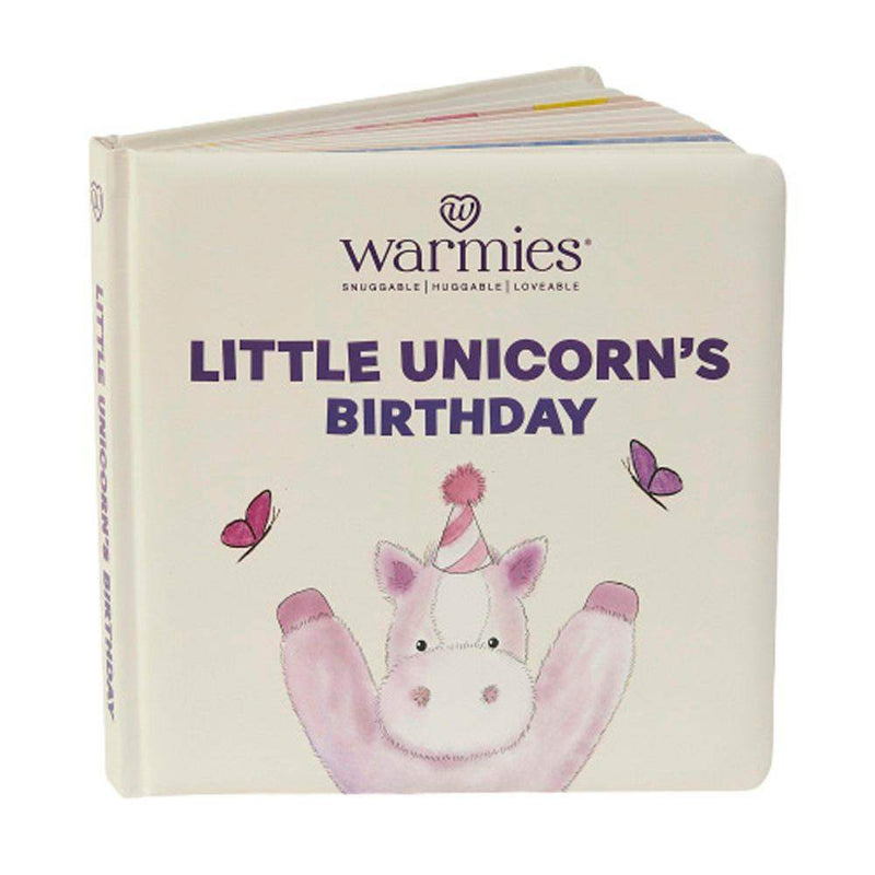 Warmies Little Unicorns Birthday Book