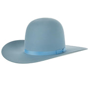 7X Powder Blue 4 Inch Brim Open Crown Felt Hat