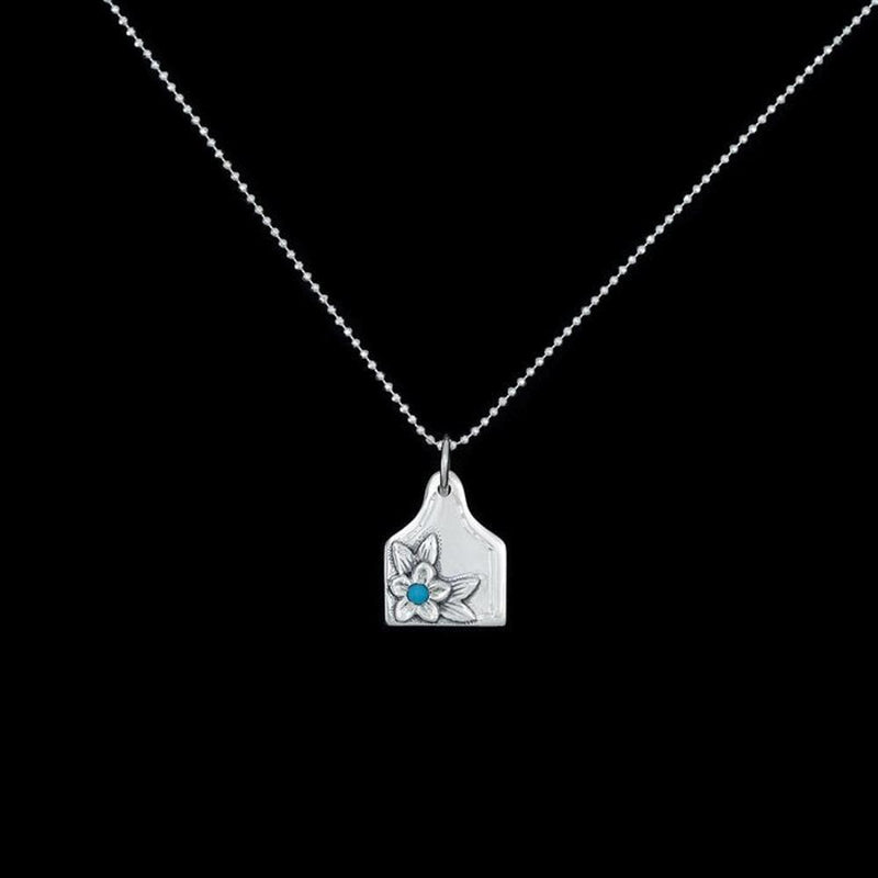The Turquoise Blossom Eartag Pendant