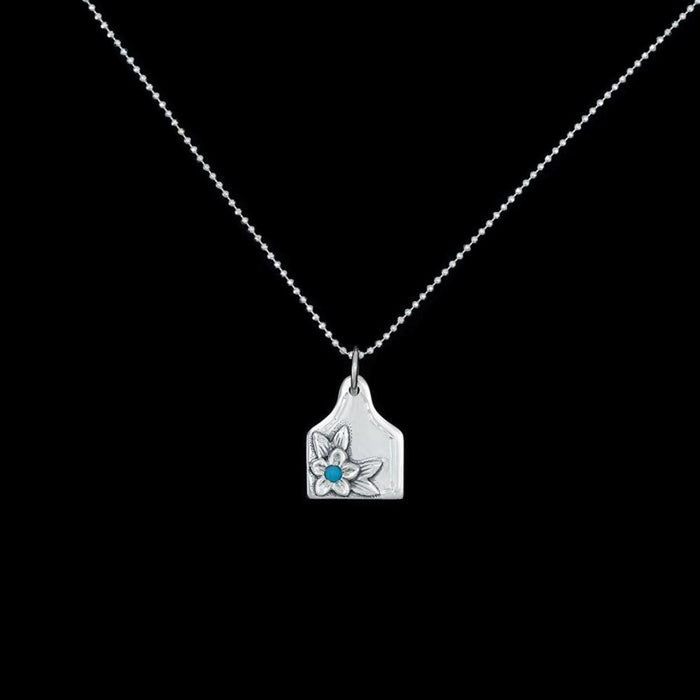 The Turquoise Blossom Eartag Pendant