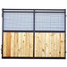 Quicksilver Horse Stall Panel 10' Estate Wood/Wire