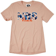 NRS Ranch Peach Hawaiian Logo Tee