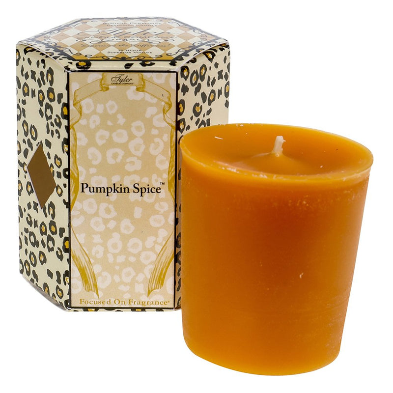 Tyler Candle Co Pumpkin Spice Boxed Votive Candle
