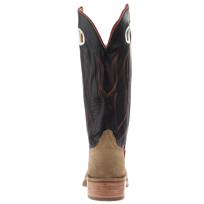 Rios Of Mercedes Men's Ride Ready Tan Crazy Horse Vamp 15in Black Horsebutt Top
