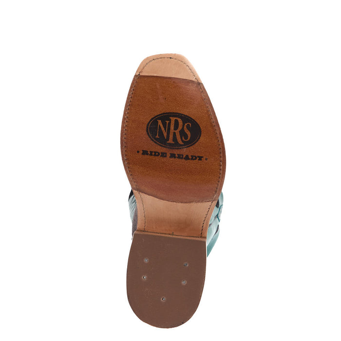 Rios Of Mercedes Men's Ride Ready After Dark Waxy Kudu Vamp 13in Turquoise Avatar Top