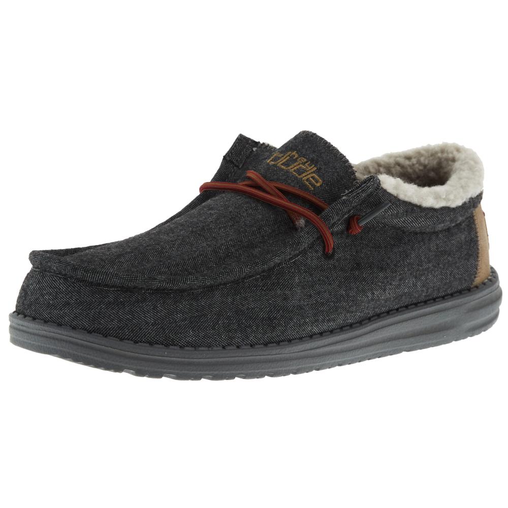 Buy Hey Dude Wally Black Shred mens size 9 at Ubuy Ghana