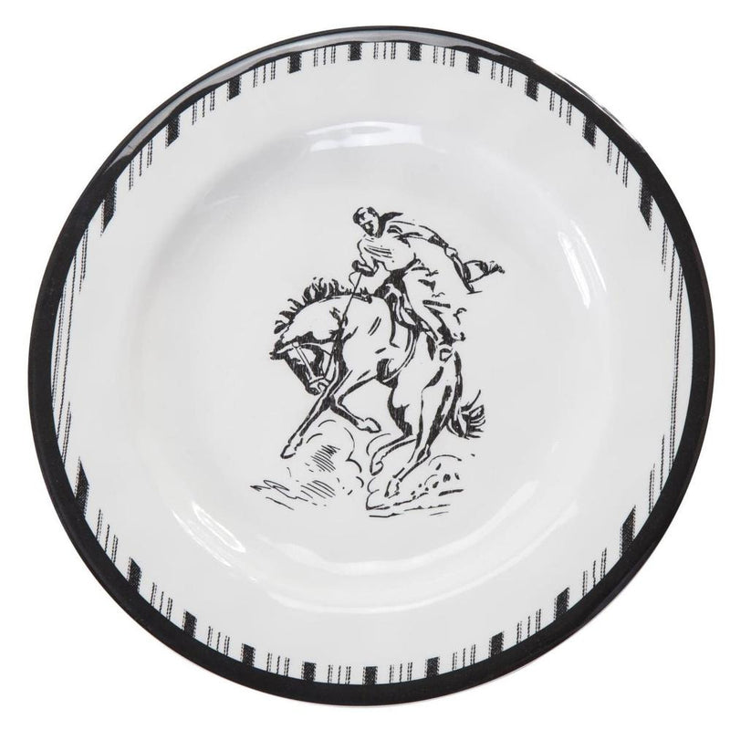 Ranch Life Melamine Dinner Plates Set of 4