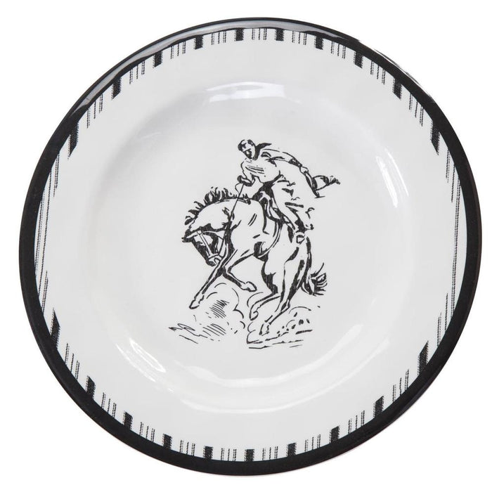 Ranch Life Melamine Dinner Plates Set of 4