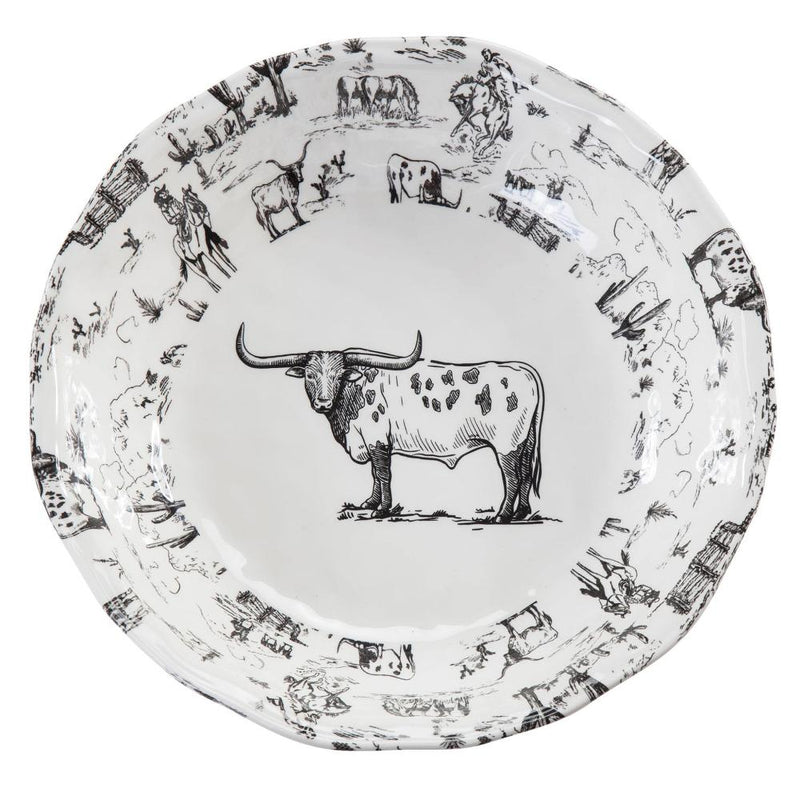 Ranch Life Melamine Serving Bowl