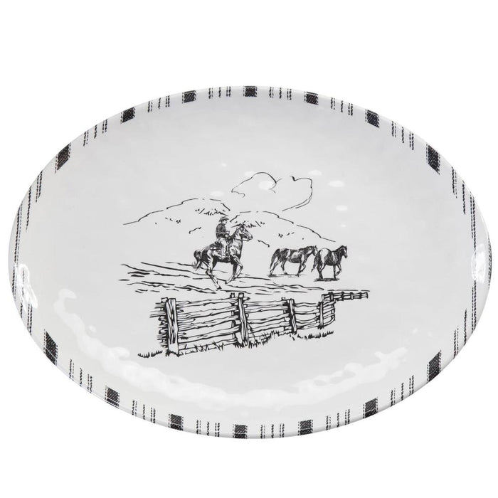 Ranch Life Melamine Serving Platter