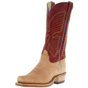 Men's Ride Ready Beeswax Mesquite 13in. Red Navajo Bison Top Boot