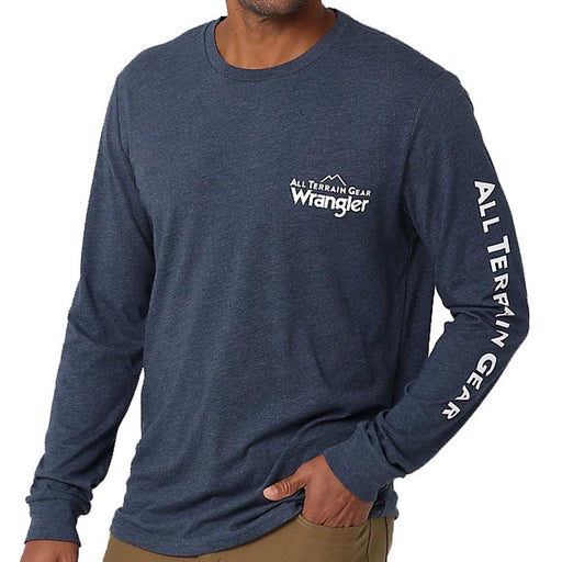 Wrangler Men's Long Sleeve Logo Shirt