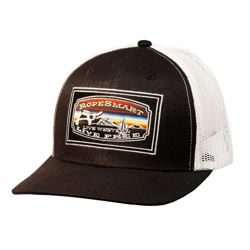 Black Serape Live Free Desert Patch Cap