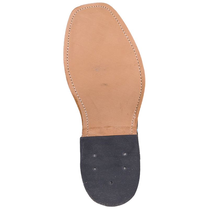Rios Of Mercedes Men's Ride Ready Tan Crazyhorse Roughout Vamp 15in Black Glove Top