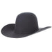 AHC 100X Steel Self Band 4 1/4" Brim Open Crown Felt Cowboy Hat