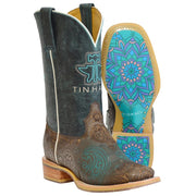 Women's 11 In Top Paisley Breeze-Mandalas Sole Cowgirl Boot