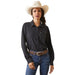 Women's VentTek Stretch Long Sleeve Black Shirt