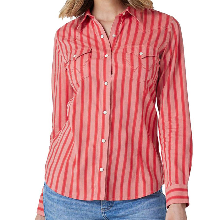 Women's Retro Western Snap Shirt