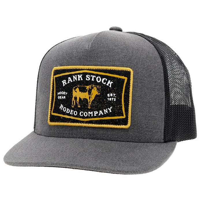 Charcoal Rank Stock Cap