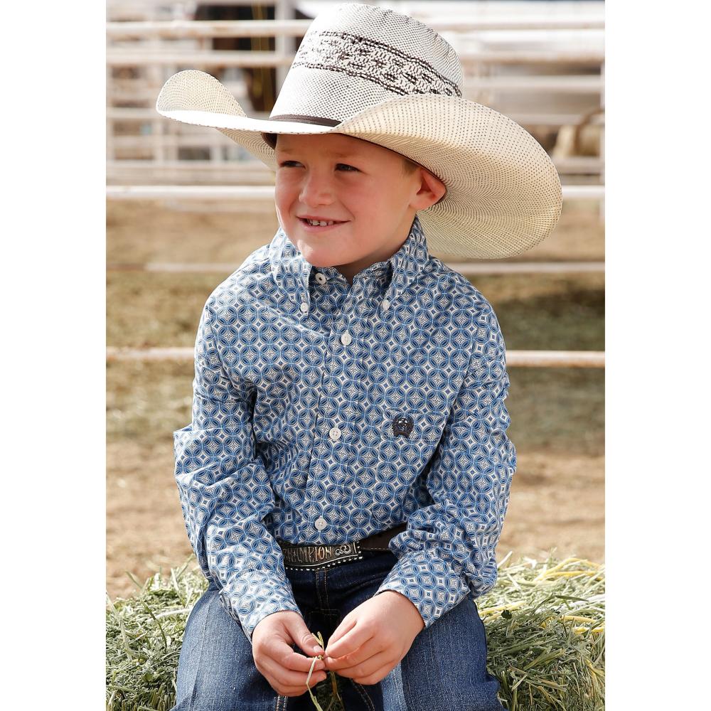 Cinch Boy's Bull Rider Burgundy T-Shirt