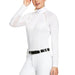 Women's Sunstopper 2.0 1/4 Zip White English Long Sleeve Show Shirt
