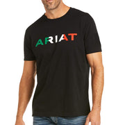 Men's Viva Mexico Short Sleeve Black T-Shirt