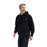Men's Logo Hoodie Black Long Sleeve Shirt