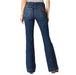 Women's Retro Dark Wash Trousers