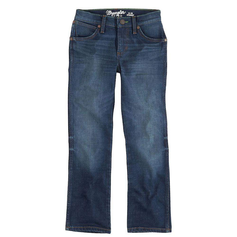 Boy's Retro Slim Straight Jeans