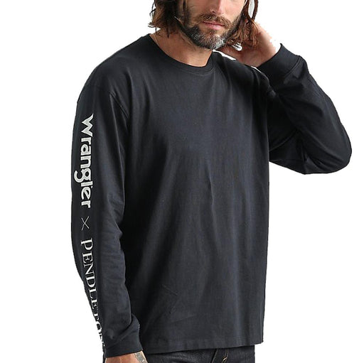 Wrangler Men's Long Sleeve Logo Shirt