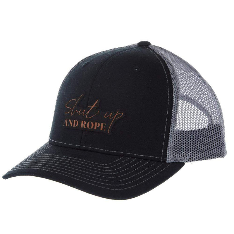 NRS Black Shut UP and Rope Cap