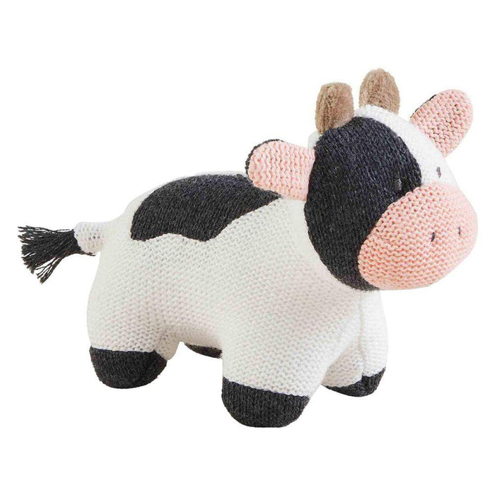 Mud Pie Knit Cow Rattle