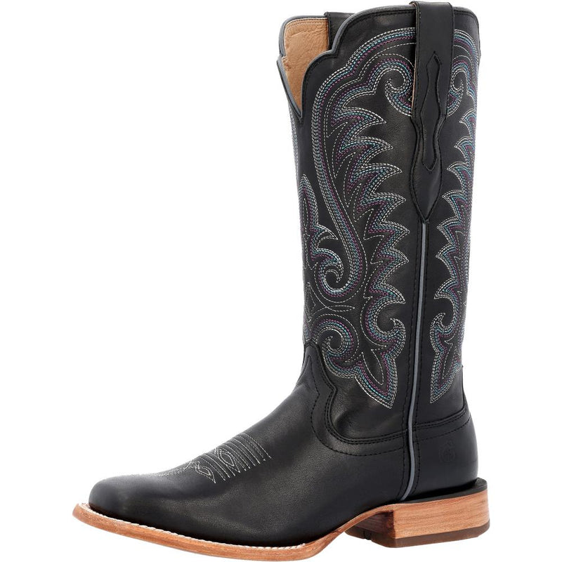 Women's Arena Pro Black Mulberry Vamp 13 In Black Top Cowgirl Boot