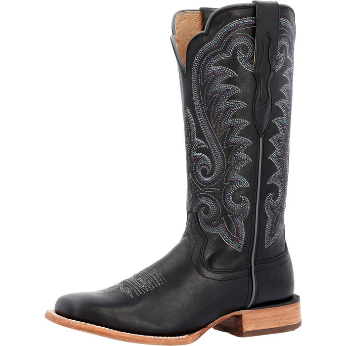 Women's Arena Pro Black Mulberry Vamp 13 In Black Top Cowgirl Boot