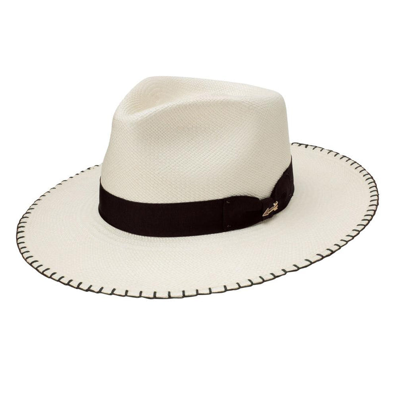 Little Palm with Black Fashion Straw Hat
