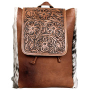 Tooled Cowhide Backpack