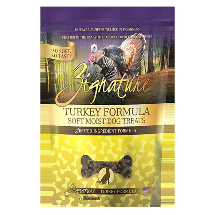 Zignature Turkey Flavored Soft Dog Treats 4oz Bag