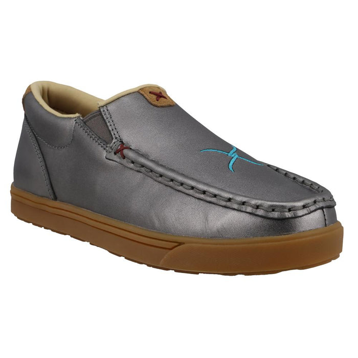 Youth Cook Children's Gun Metal Slip-On Kicks