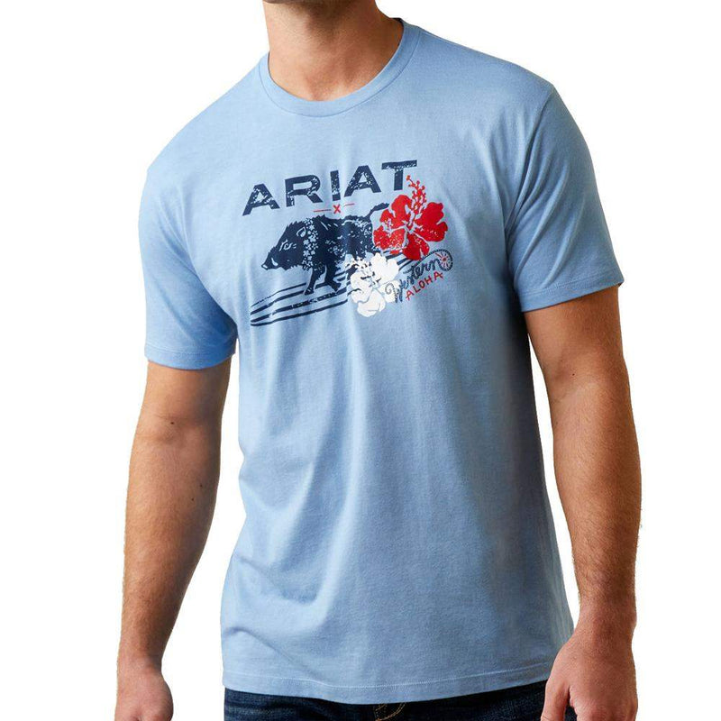 Men's Standard Surfboarding Western Aloha T-Shirt