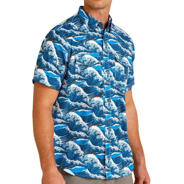 Men's VentTek Western Aloha Fitted Shirt