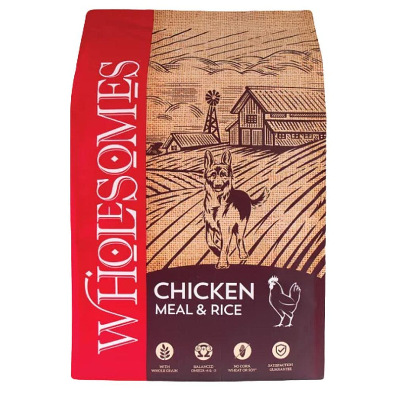 Wholesomes Chicken Meal and Rice Formula Adult Dry Dog Food