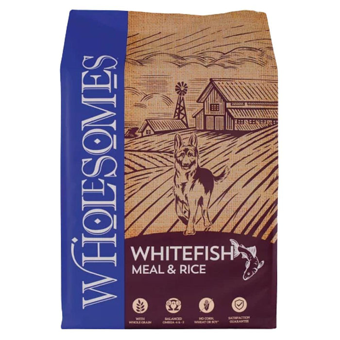 Wholesomes Whitefish Meal and Rice Formula Adult Dry Dog Food