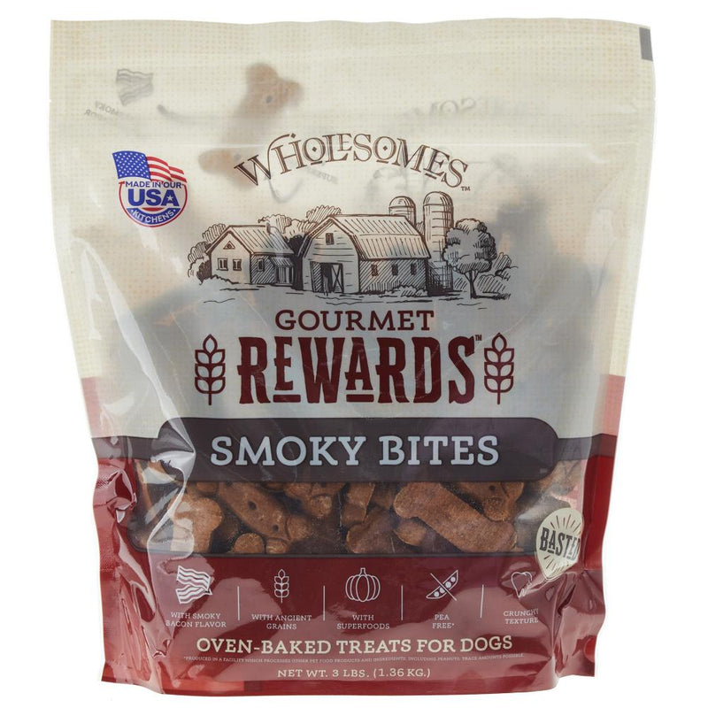 Wholesomes Rewards Smoky Bites Biscuit Dog Treats