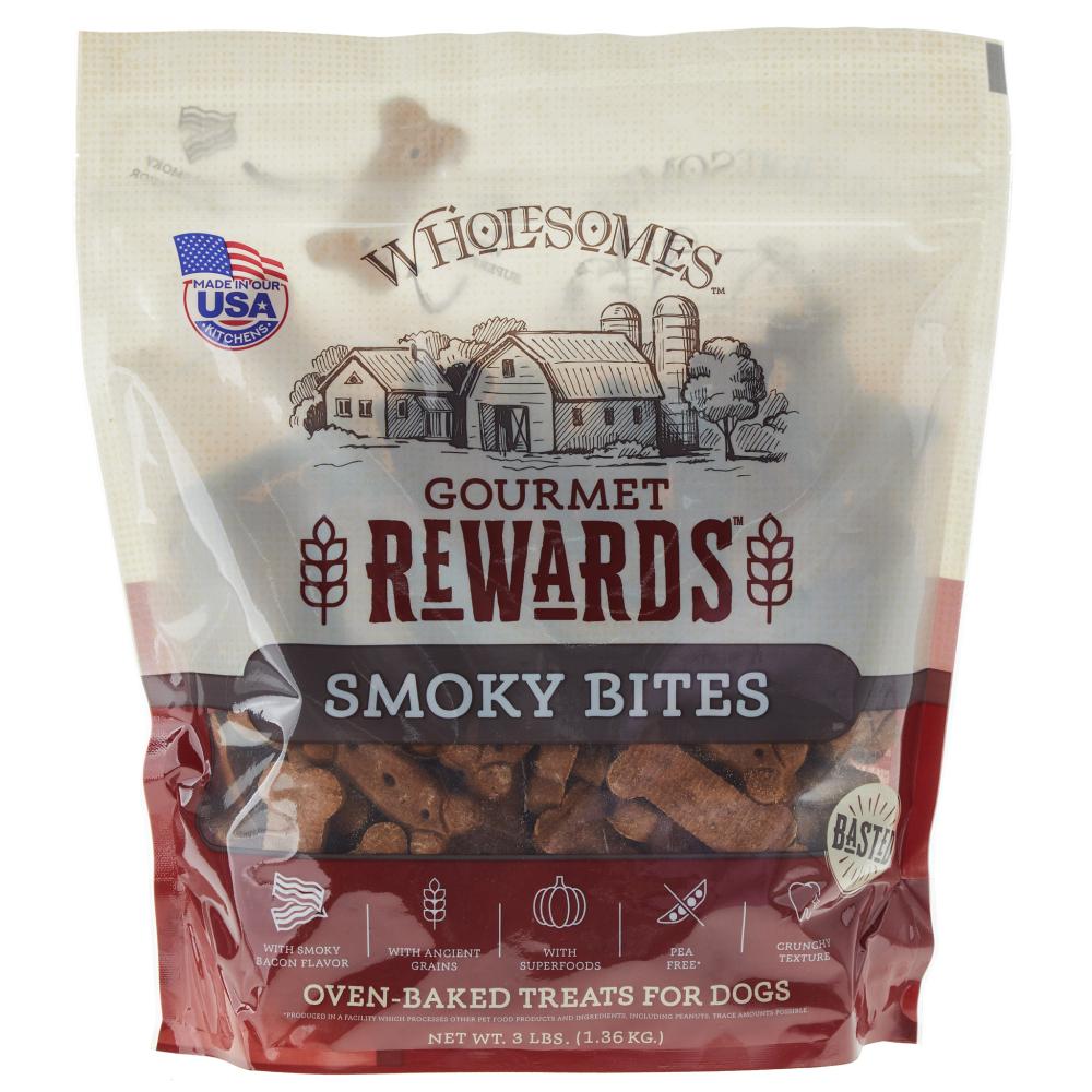 Sportmix Wholesomes Rewards Smoky Bites Biscuit Dog Treats