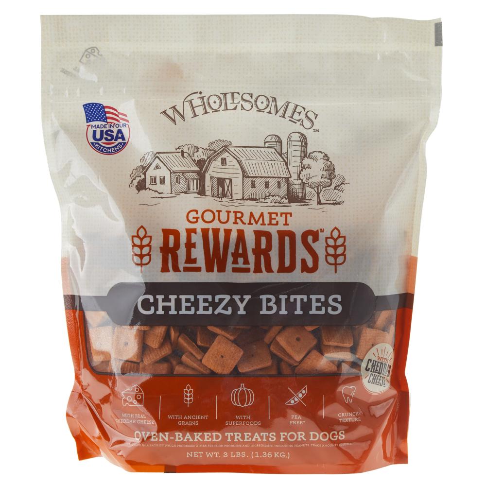 Sportmix Wholesomes Rewards Cheezy Bites Biscuit Dog Treats