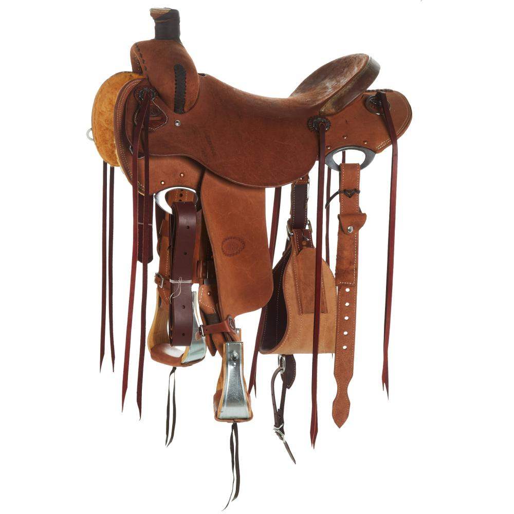 Nrs Competitors Heavy Oil Roughout Strip Down Ranch Roping Saddle