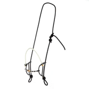 Twisted Dog Bone Rope Nose Sliding Draw Gag Headstall