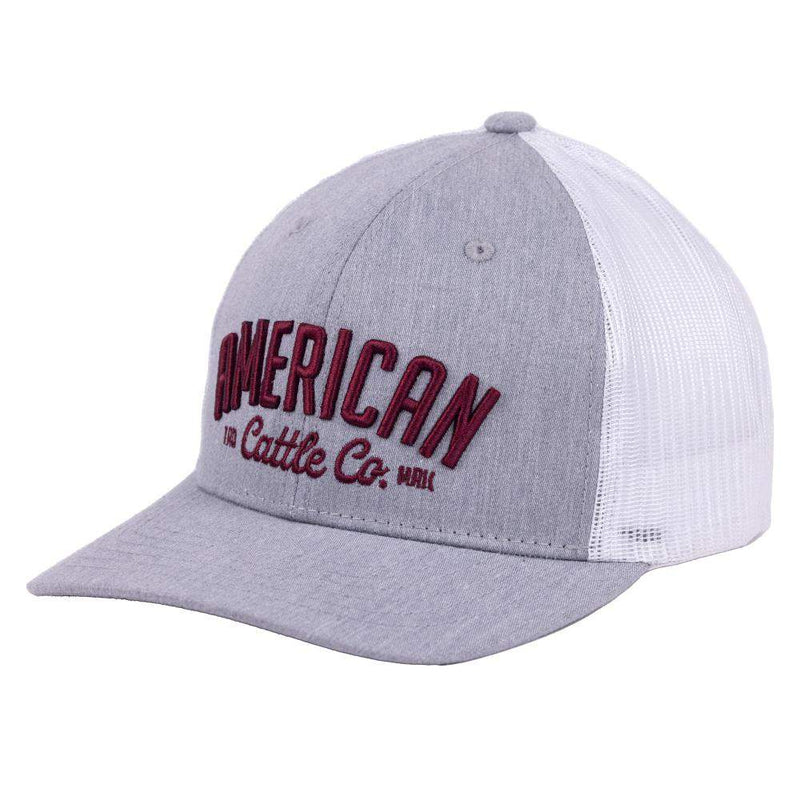 Rural Cloth Llc Mens American Cattle Co Grey Cap