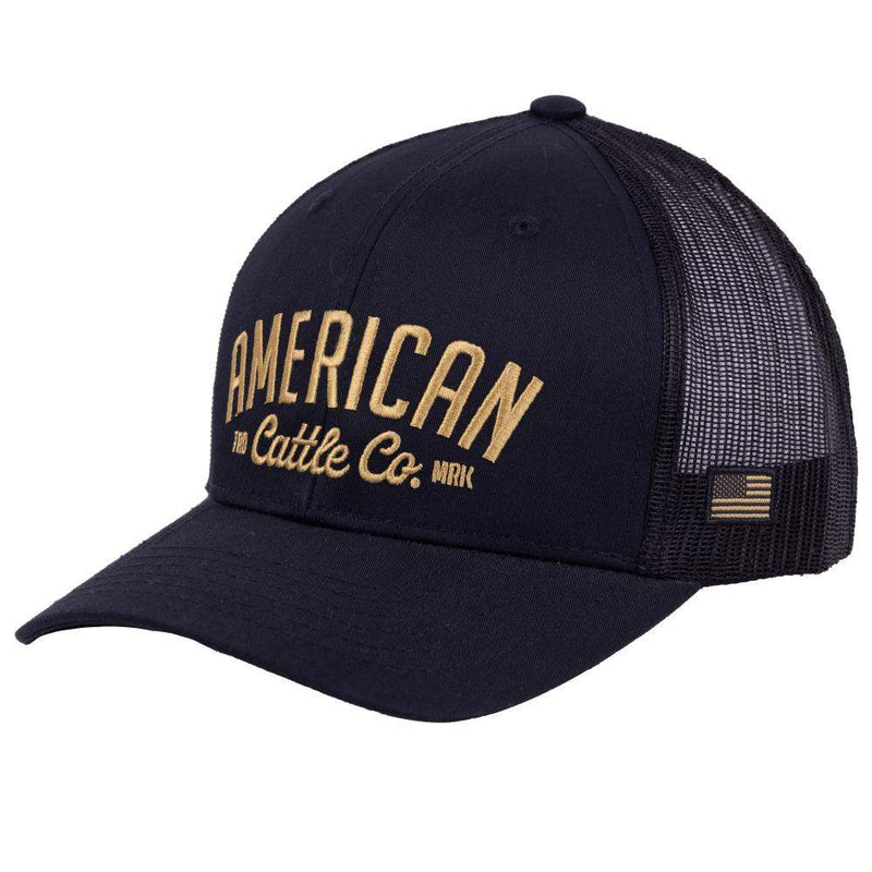Rural Cloth Llc Mens American Cattle Co Black Cap