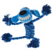 Loofa Dog Rope Body with Squeaker